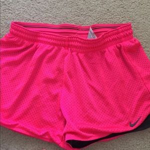 Nike hot pink shorts